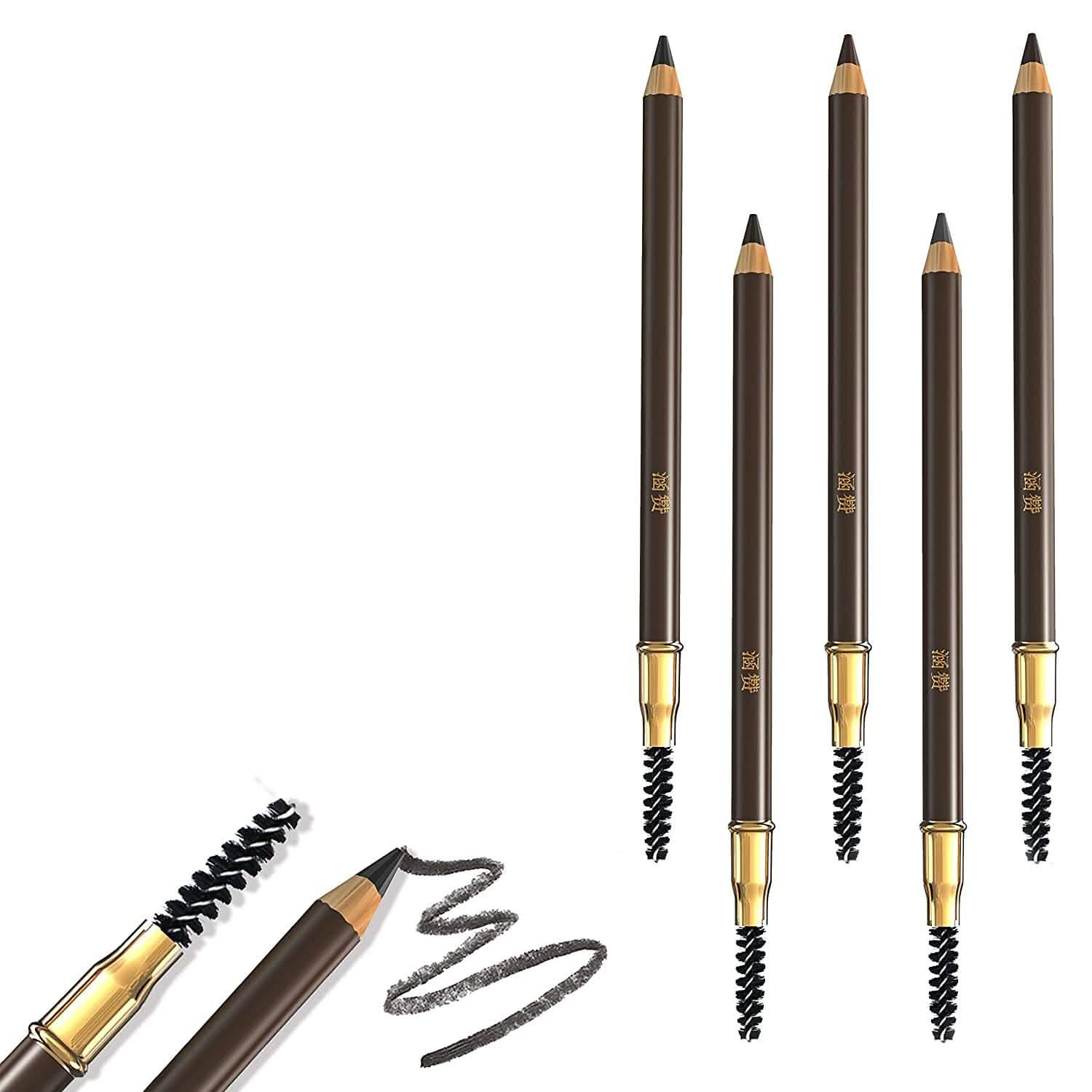 5-Pack: Eyebrow Pencil Longlasting Waterproof Durable Liner Beauty & Personal Care - DailySale