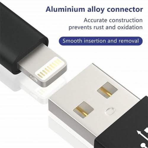 5-Pack: Heavy Duty Braided iPhone Lightning USB Cable Charger Cords Mobile Accessories - DailySale