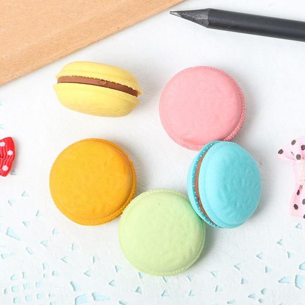 5-Pack: Macaron Erasers Art & Craft Supplies - DailySale