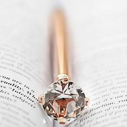 5-Pack: Multi-Color Diamond Ballpoint Pens Home Essentials - DailySale