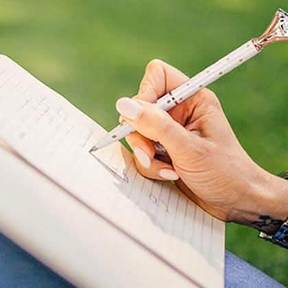 5-Pack: Multi-Color Diamond Ballpoint Pens Home Essentials - DailySale