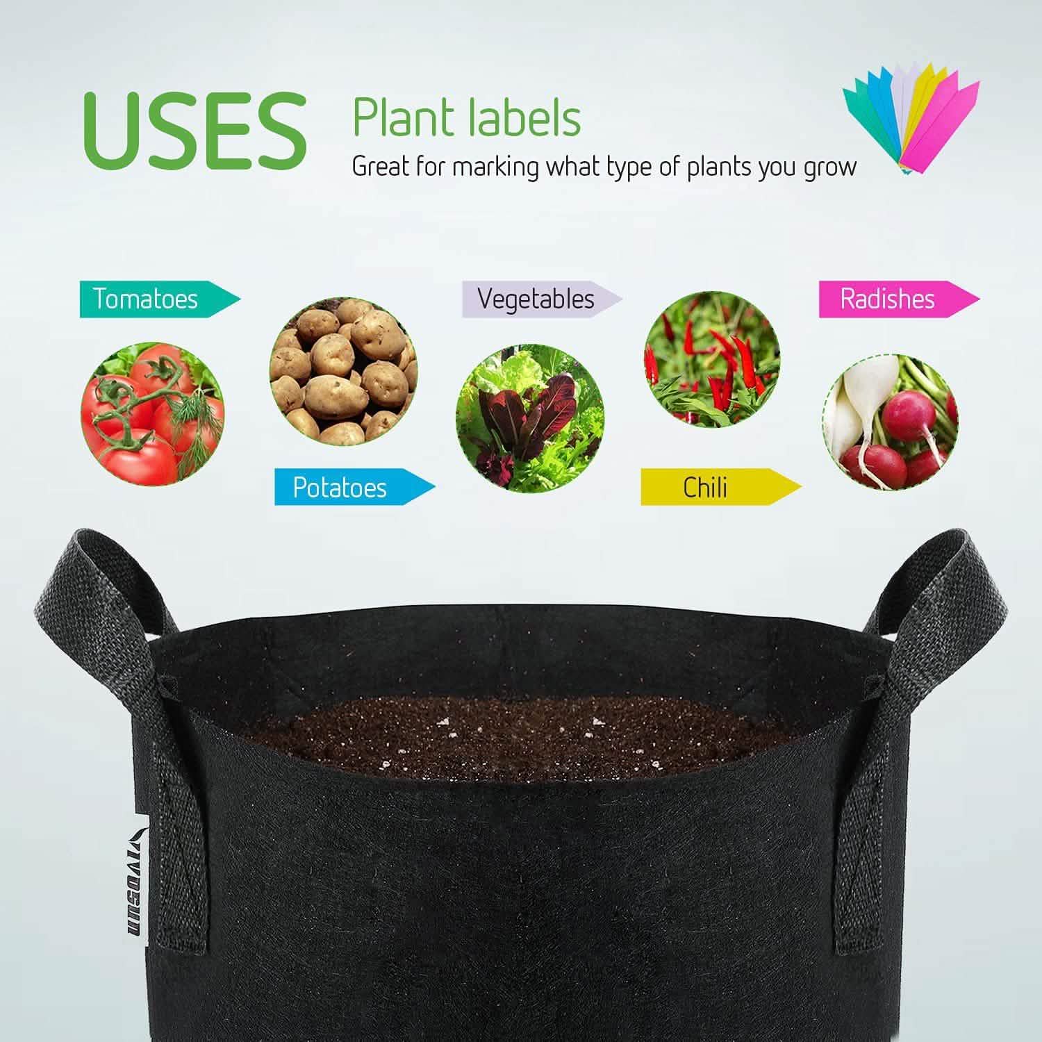 5-Pack: Plant Grow Bags Garden & Patio - DailySale