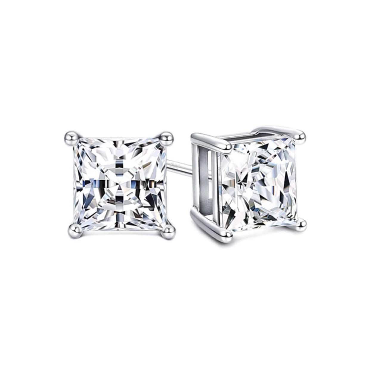 5-Pack: Swarovski Crystal Sterling Silver Stud Earrings For Women Earrings - DailySale
