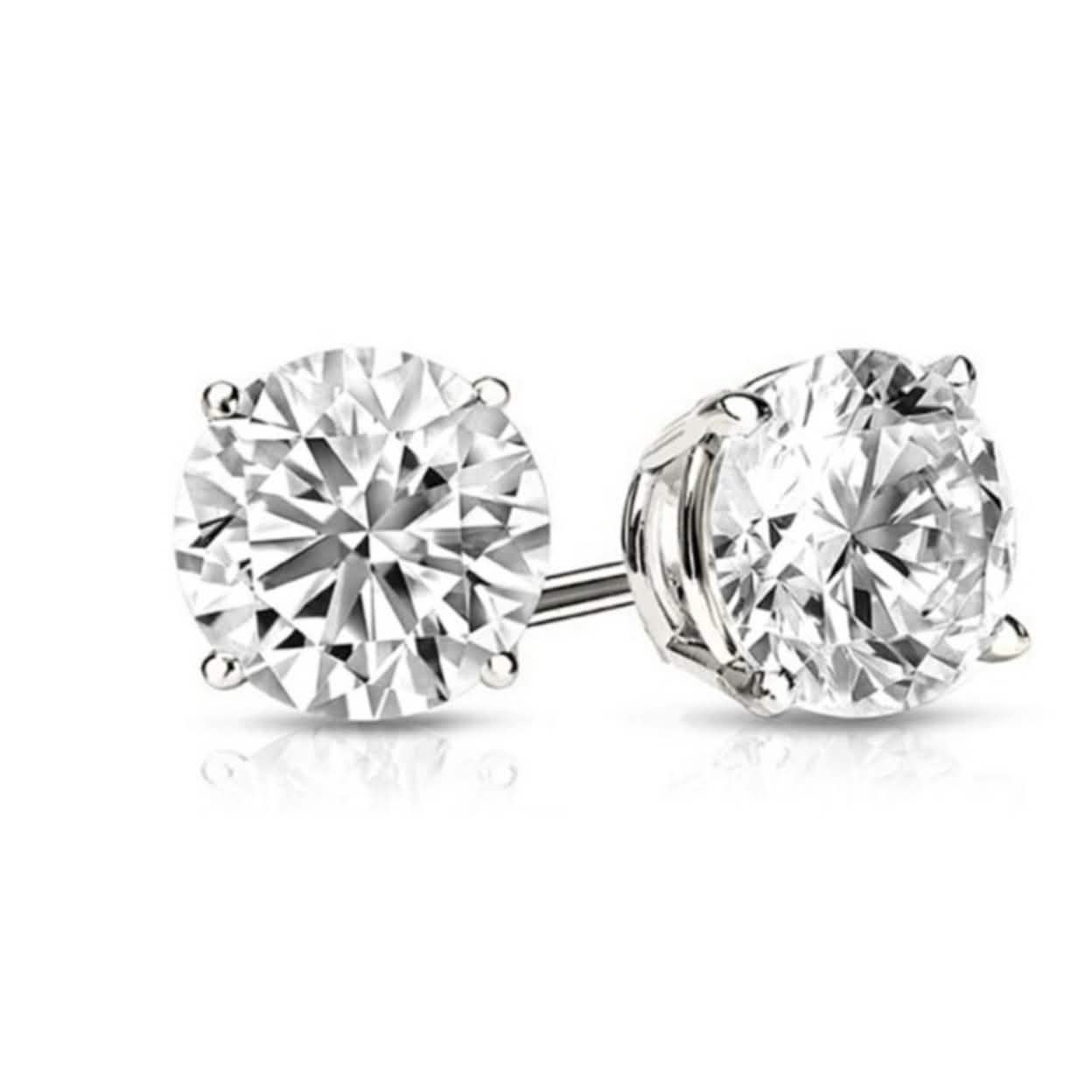 5-Pack: Swarovski Crystal Sterling Silver Stud Earrings For Women Earrings - DailySale