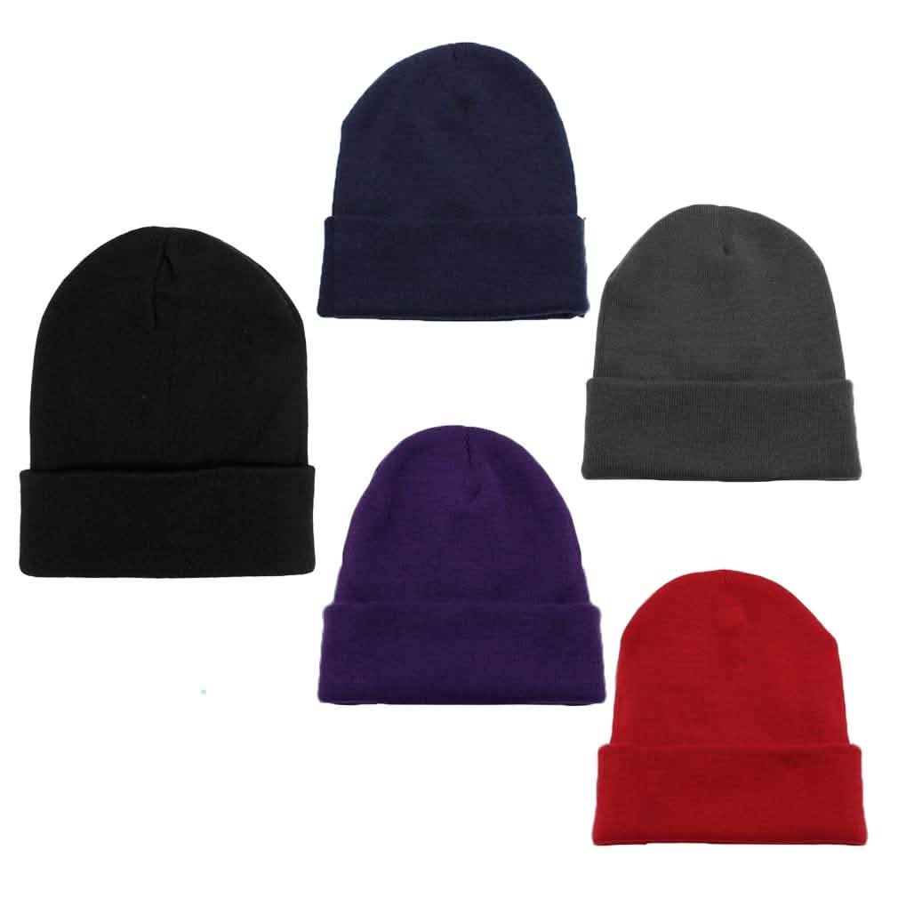 5-Pack: Thermal Windproof Winter Beanie Hat Women's Apparel - DailySale