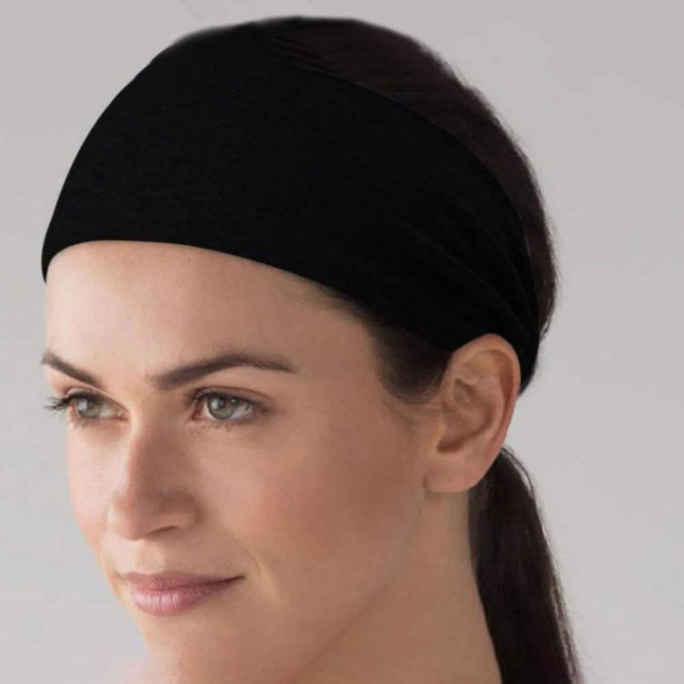 5-Pack: Unisex Sports Fitness Headband and Sweatband Wellness & Fitness - DailySale