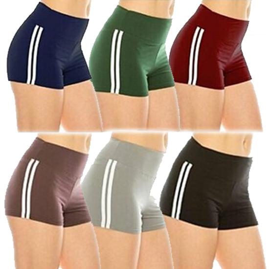 5-Pack: Women's Assorted Active Athletic Yoga Shorts