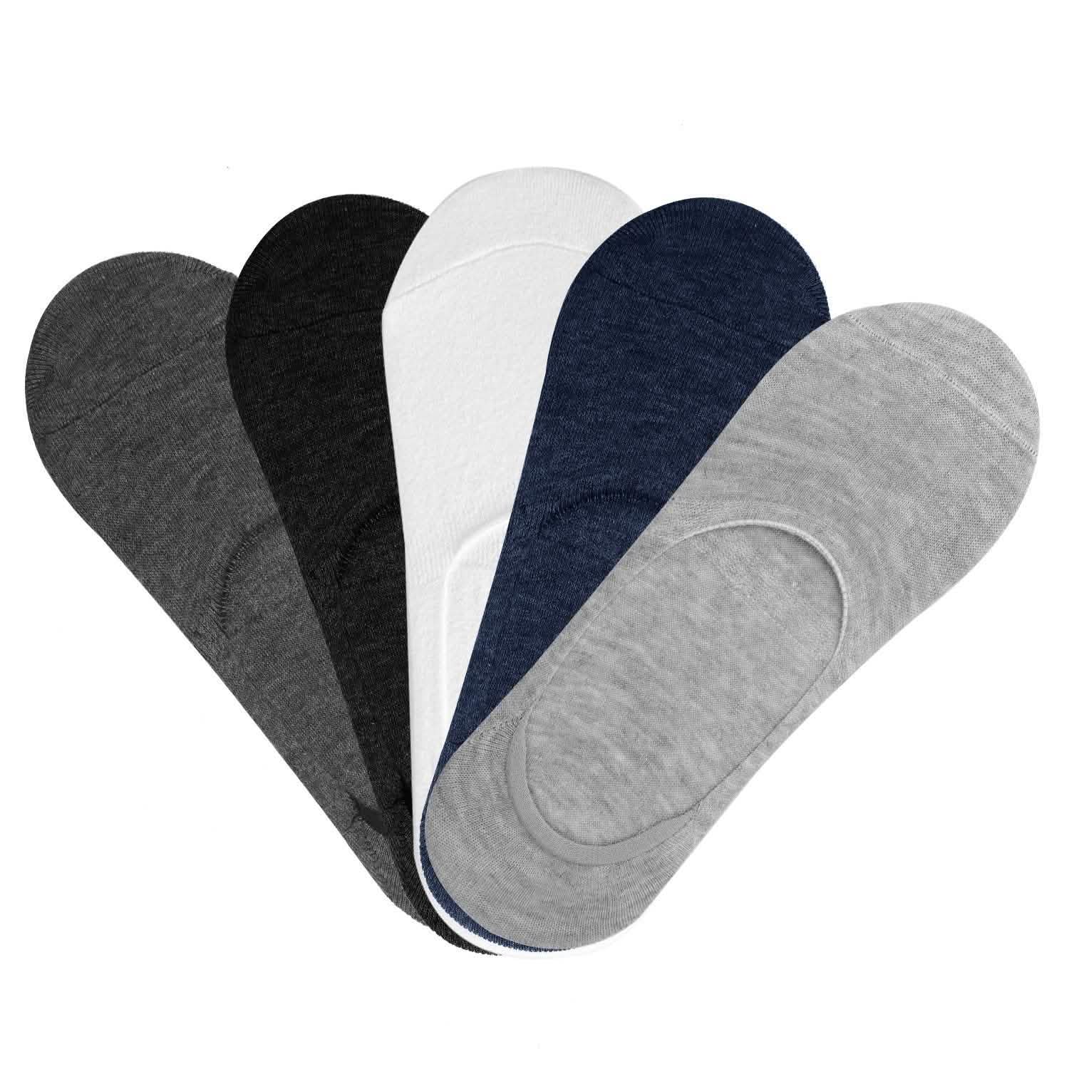 5-Pairs: Breathable No Show Boat Socks Non-Slip Women's Accessories - DailySale