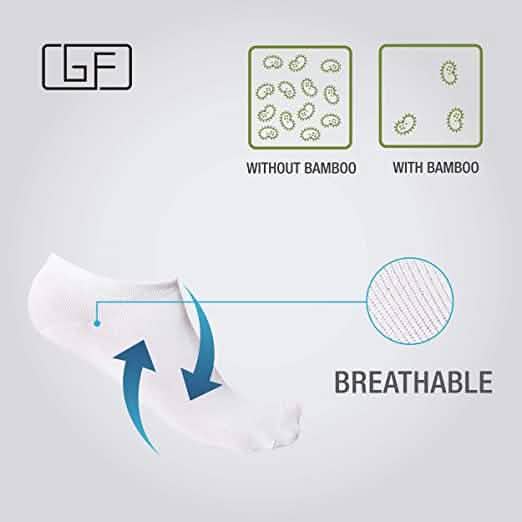 5-Pairs: No Show Bamboo Socks for Men Men's Shoes & Accessories - DailySale