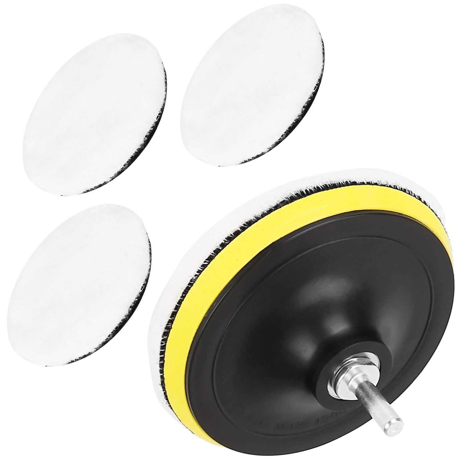 5-Piece: 6" Buffing Polishing Pads Automotive - DailySale
