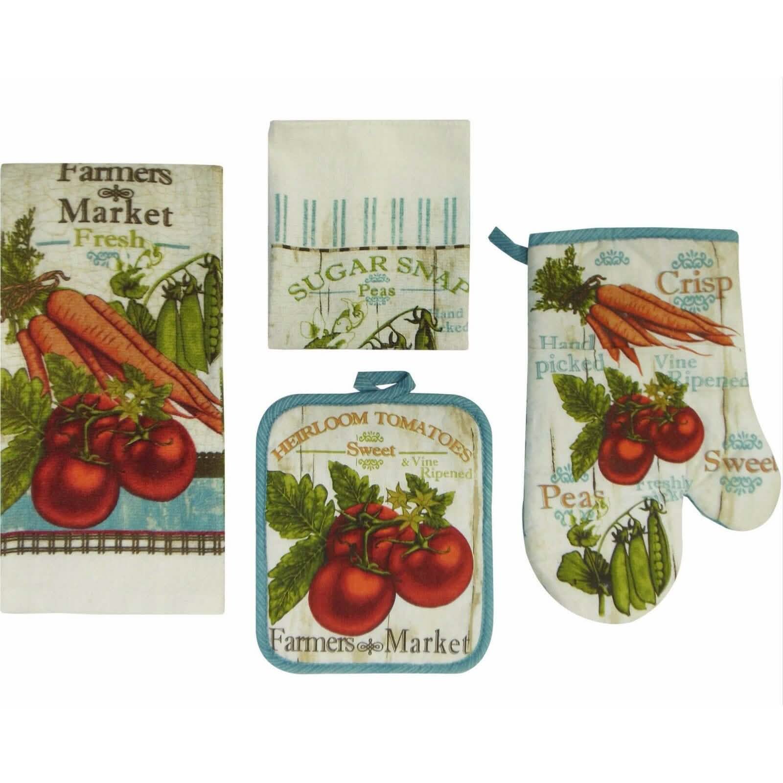 5-Piece: Assorted Kitchen Set: Towels, Potholder, Mitt Kitchen Tools & Gadgets - DailySale