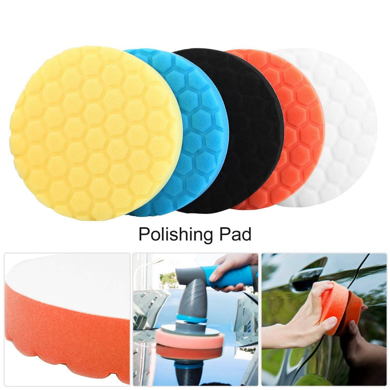 5-Piece: Car Polishing Sponge Pads Automotive - DailySale