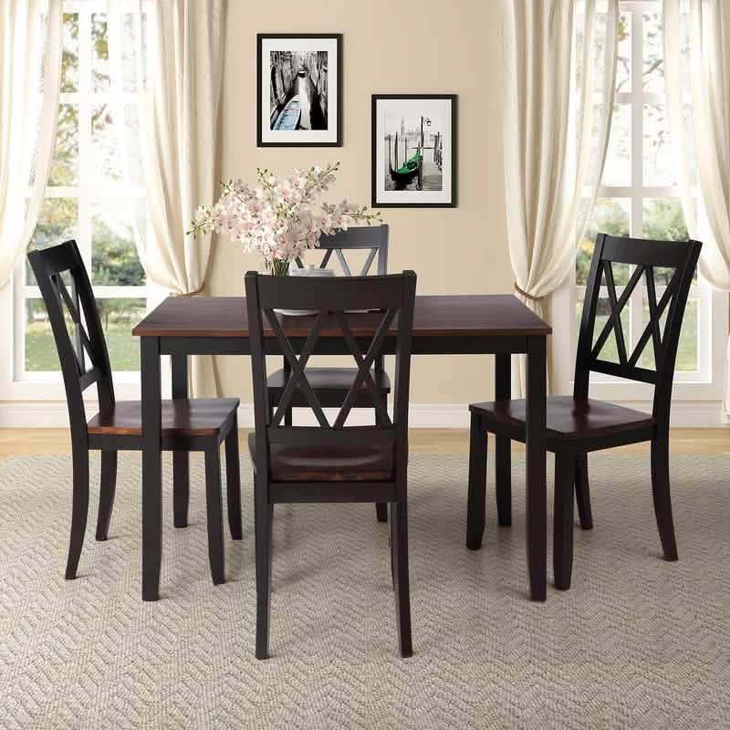 5-Piece: Dining Table Set Furniture & Decor - DailySale