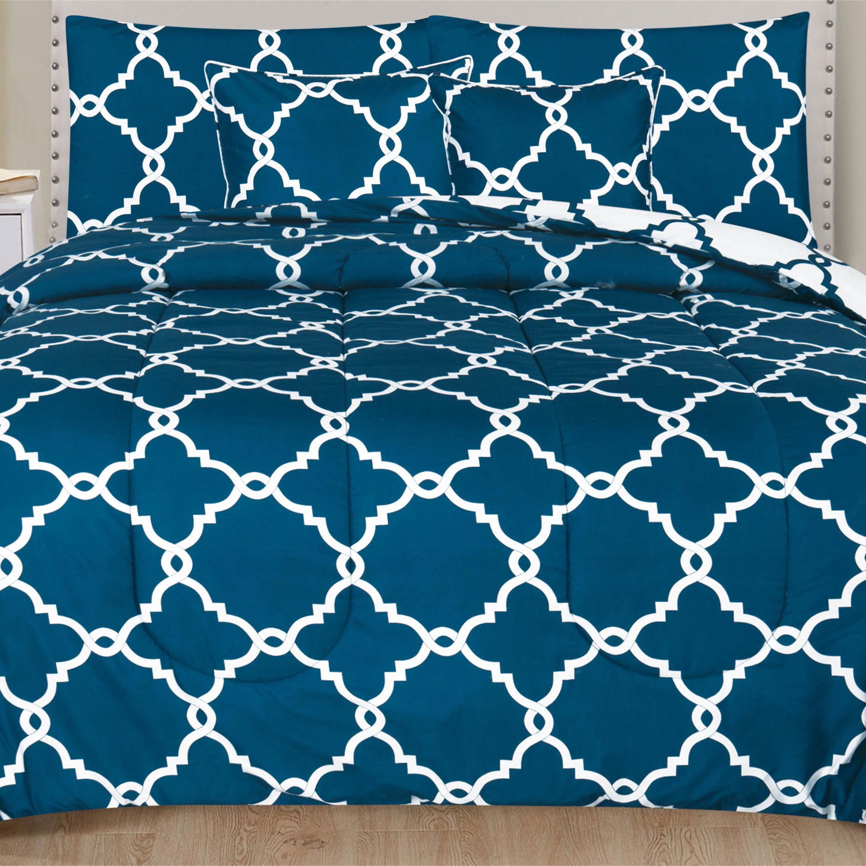 #style_Quatrefoil Navy