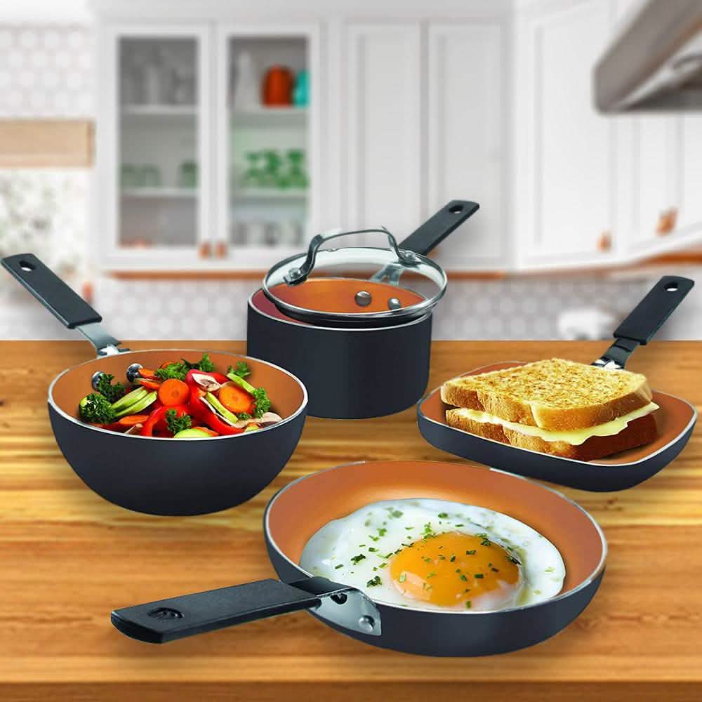 5-Piece Set: Gotham Steel 2833 Mini Stackmaster Kitchen Essentials - DailySale