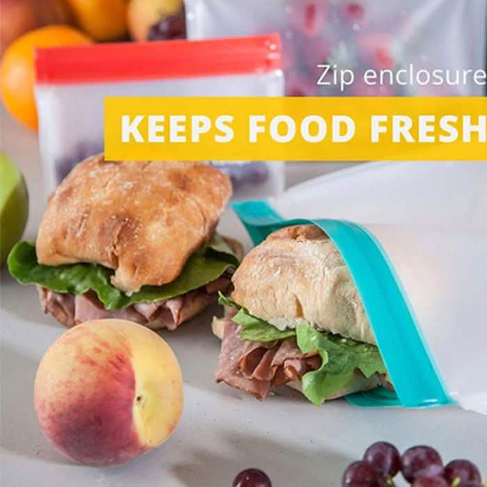 5-Piece Set: Keeper Reusable Storage Bags Kitchen & Dining - DailySale