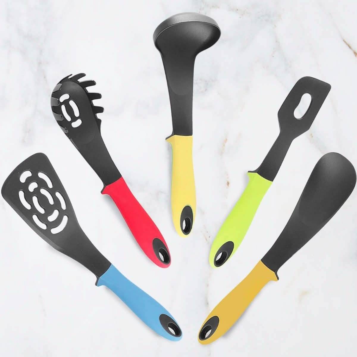 5-Piece Set: Meglio Cooking Utensils Set Kitchen Essentials - DailySale