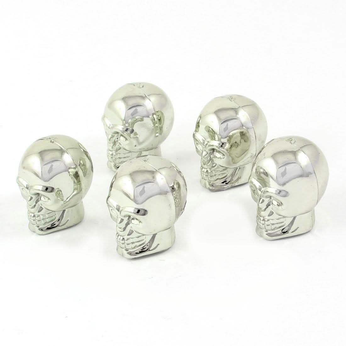 5-Piece Set: Skull Bike Valve Covers Sports & Outdoors - DailySale