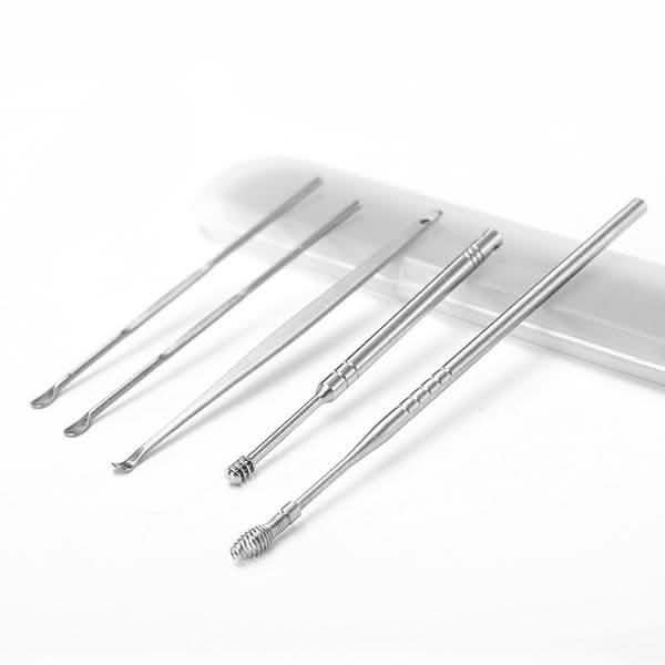 5-Piece: Stainless Steel Earpick Set Beauty & Personal Care - DailySale