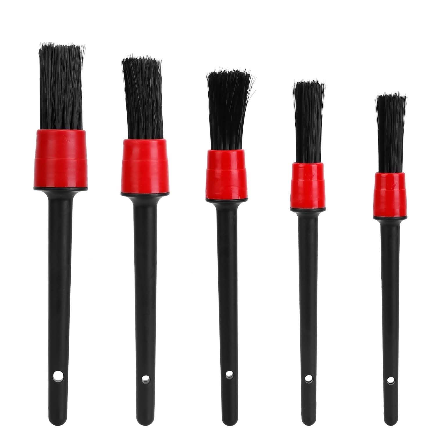 5-Pieces: Car Detailing Brush Set Automotive - DailySale