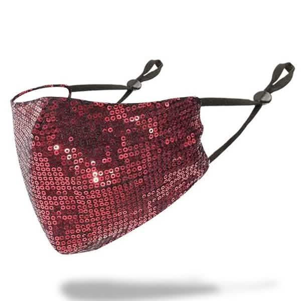 5-Pieces: Women Diamond Anti-Dust Mask Red - DailySale