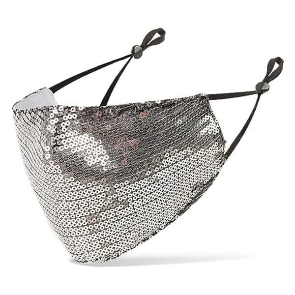 5-Pieces: Women Diamond Anti-Dust Mask Silver - DailySale