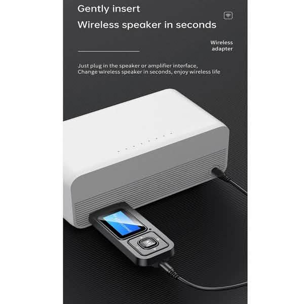 5.0 Bluetooth Wireless Audio Transmitter Receiver Computer Accessories - DailySale