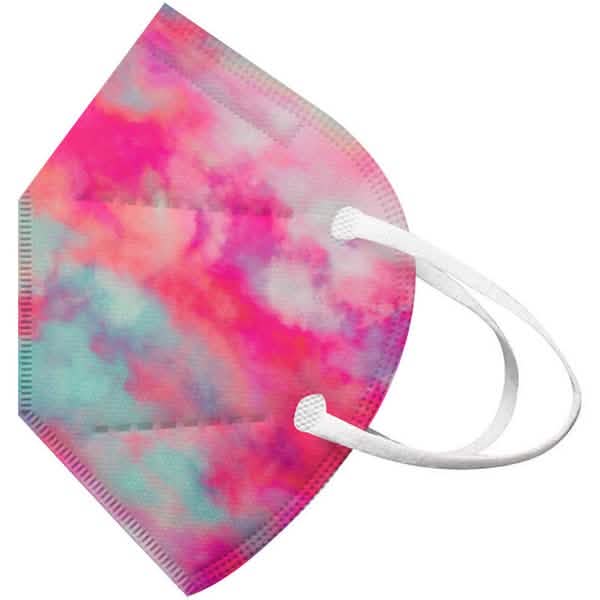 50-Pack: 5-Layer KN95 Mouth Masks Face Masks & PPE Red/Blue - DailySale