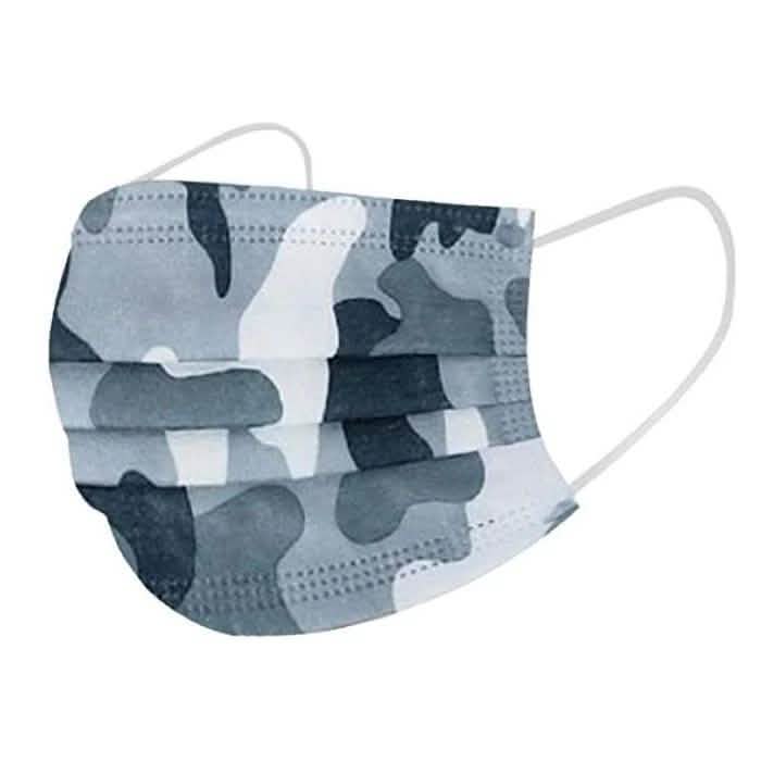 50-Pack: Camo Disposable Non-Medical 3-Ply Face Mask Face Masks & PPE - DailySale