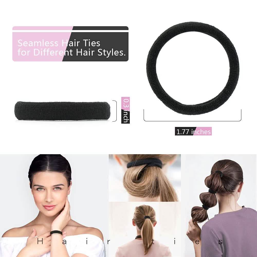 50-Pack: Dreamlover Black Hair Bands Beauty & Personal Care - DailySale