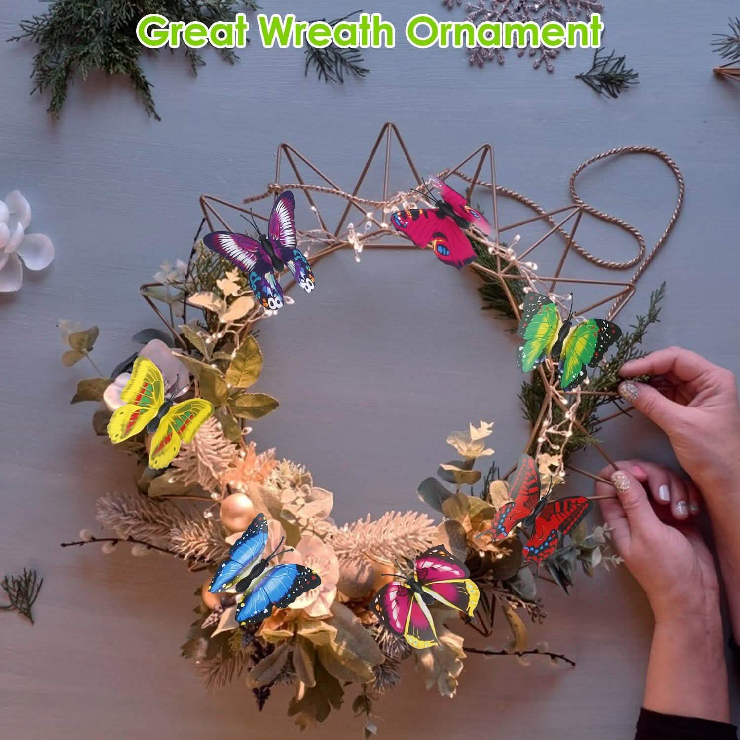 50-Piece: Butterfly Stake Ornament Garden & Patio - DailySale