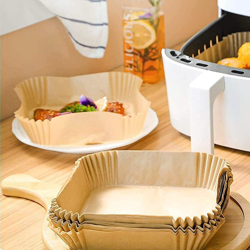 50-Pieces: Air Fryer Disposable Paper Liners Kitchen Tools & Gadgets - DailySale