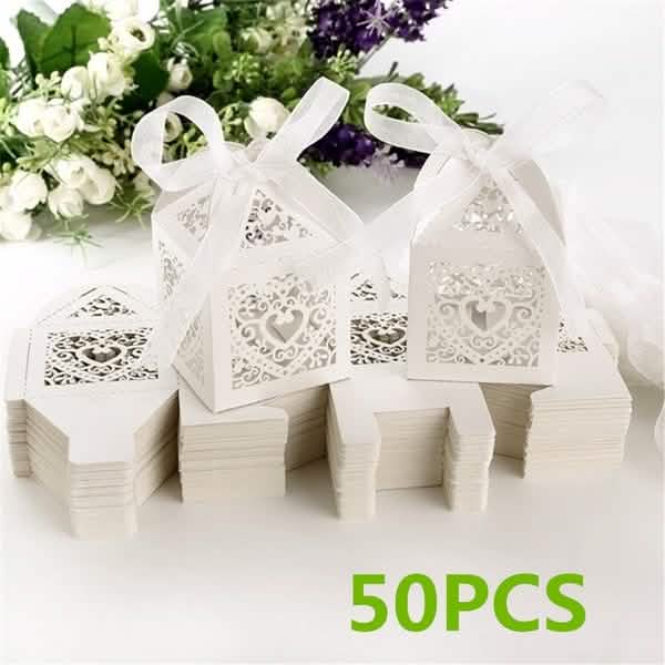 50-Pieces: Wedding Engagement Boxes Art & Craft Supplies - DailySale