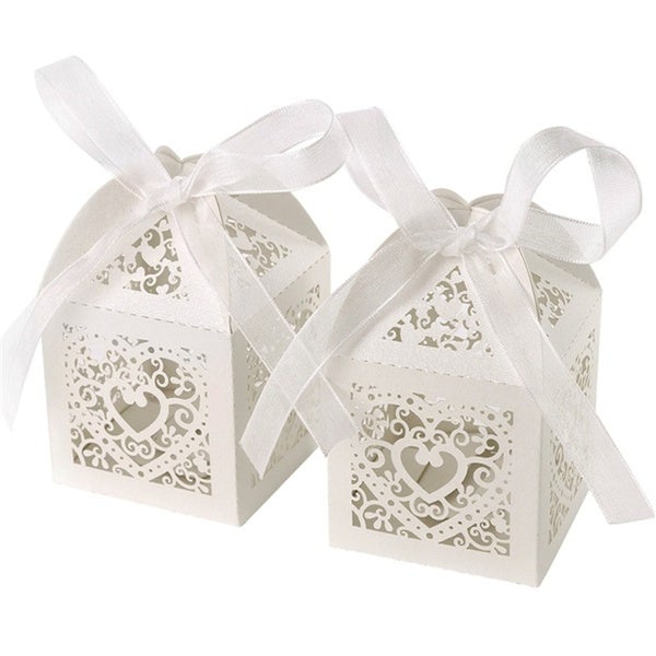 50-Pieces: Wedding Engagement Boxes Art & Craft Supplies - DailySale