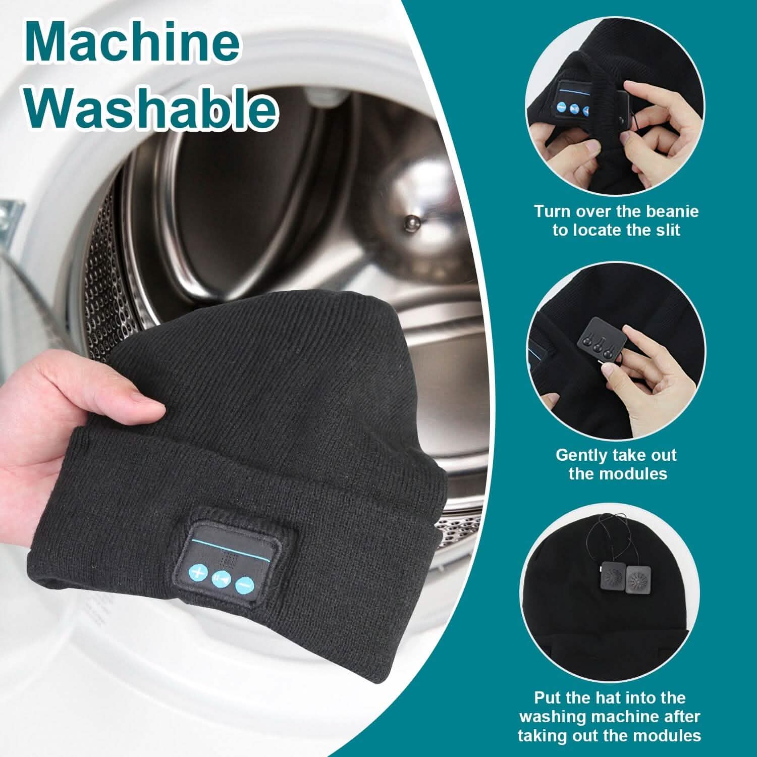 5.0 Wireless Beanie Hat with 3 Lighting Modes Women's Shoes & Accessories - DailySale