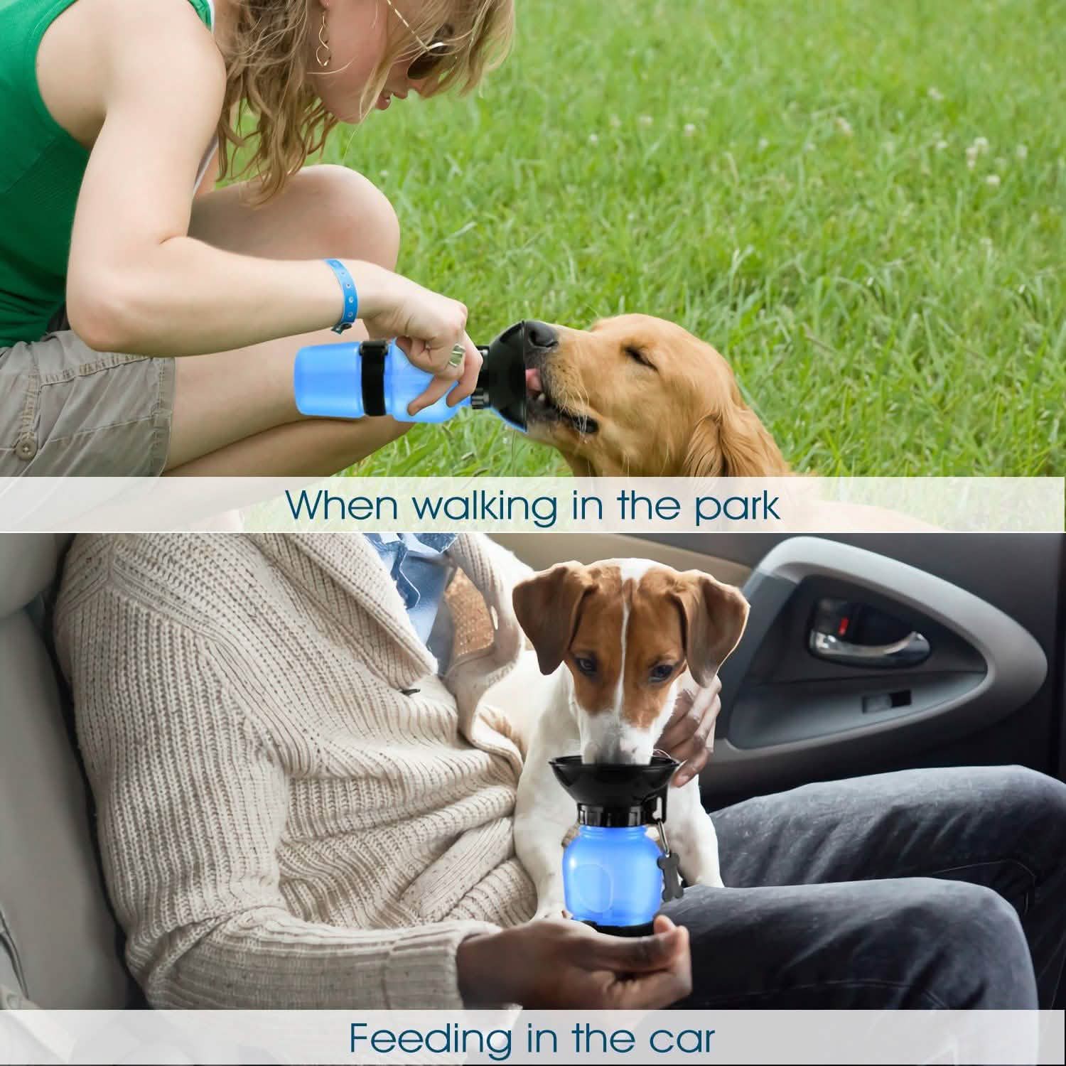 500ml Pet Water Bottle Portable Water Cup Pet Supplies - DailySale