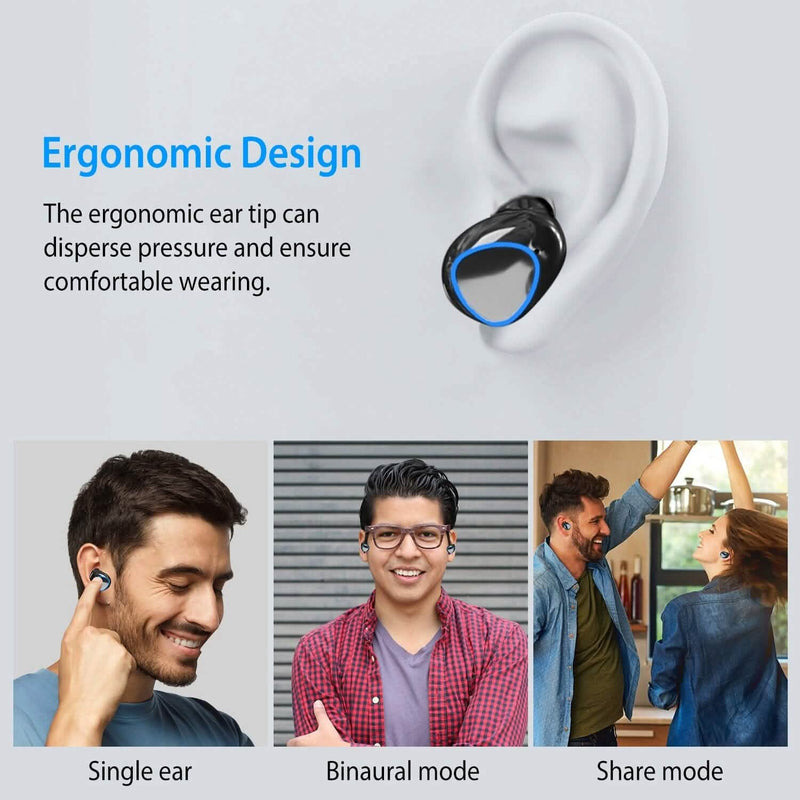 5.1 TWS Wireless Earbuds Touch Control Headphone Headphones - DailySale