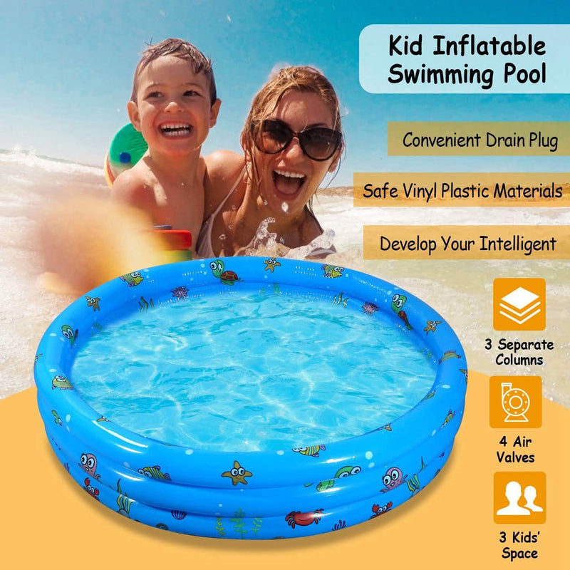 51x13" Inflatable Swimming Pool Sports & Outdoors - DailySale