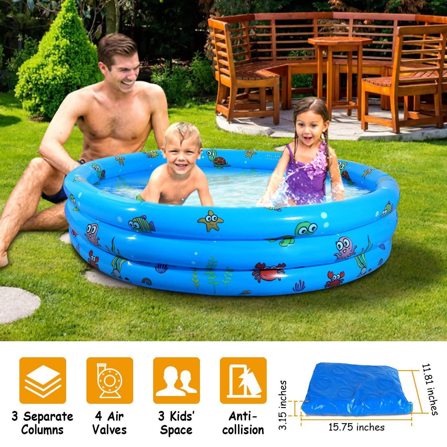 51x13" Inflatable Swimming Pool Sports & Outdoors - DailySale