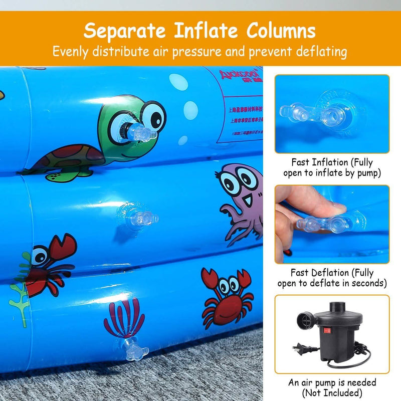 51x13" Inflatable Swimming Pool Sports & Outdoors - DailySale