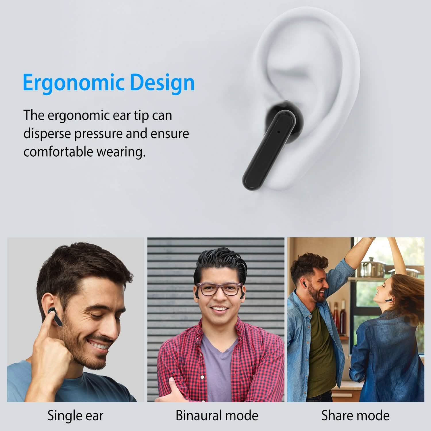 5.3 TWS Wireless Earbuds Touch Control Headphone Headphones - DailySale