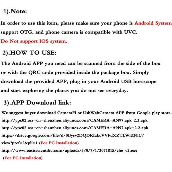 5.5mm Android Waterproof Endoscope Camera, TV & Video - DailySale