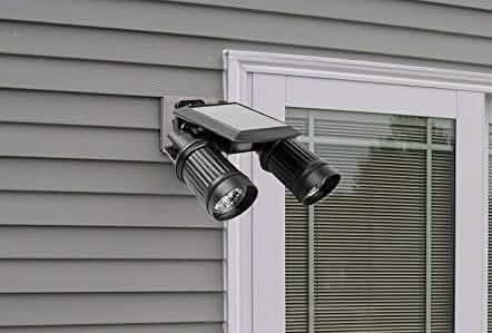 Solar Motion Sensor Twin Floodlight - DailySale, Inc