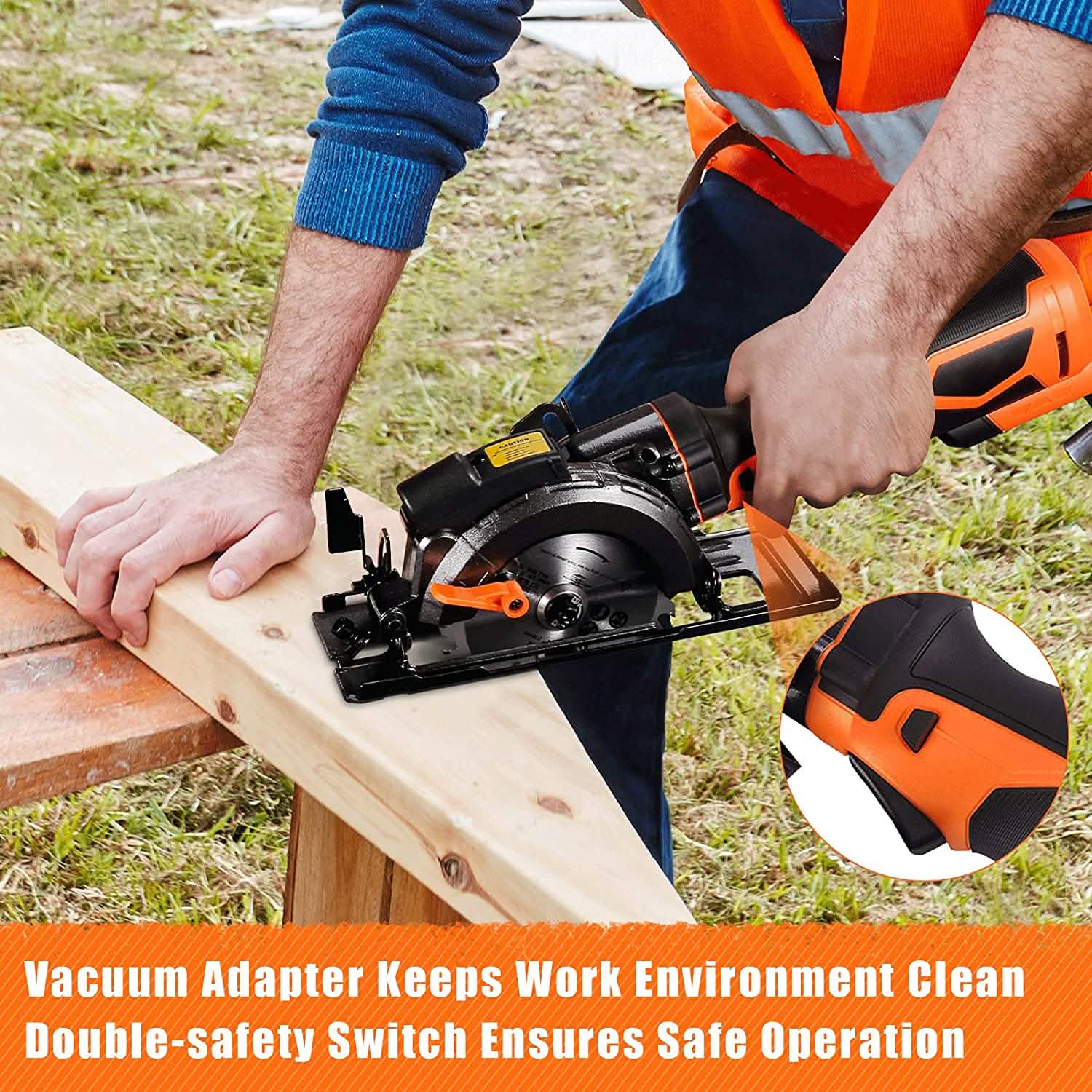 5.8A 3500RPM Mini Circular Saw Household Appliances - DailySale