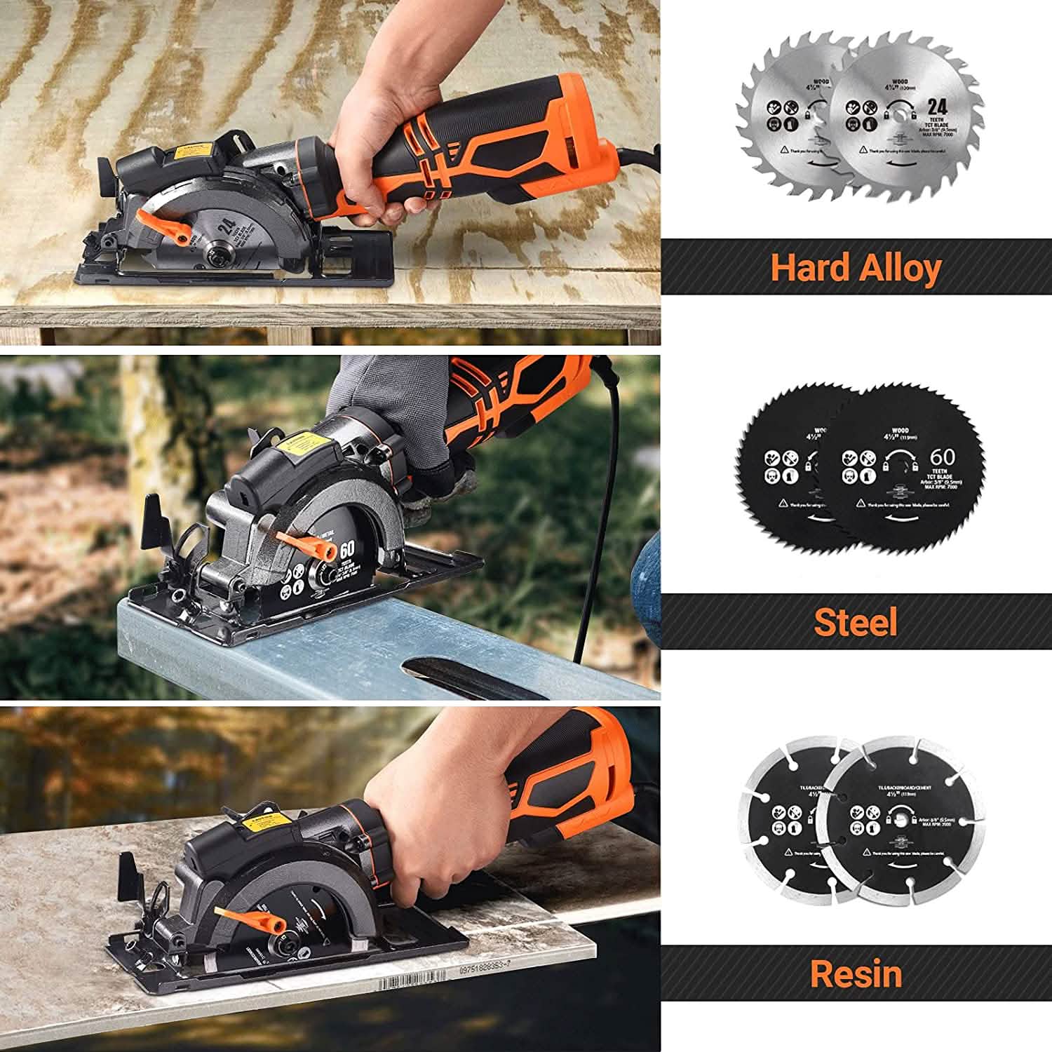 5.8A 3500RPM Mini Circular Saw Household Appliances - DailySale