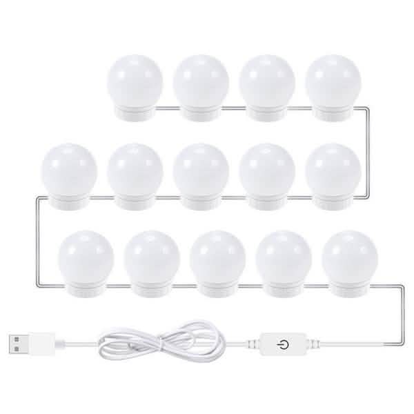 5V USB Power Vanity Lights Beauty & Personal Care 14 Bulbs - DailySale