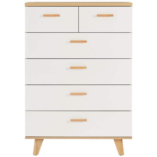 6 Drawer Dresser with Handle Closet & Storage - DailySale