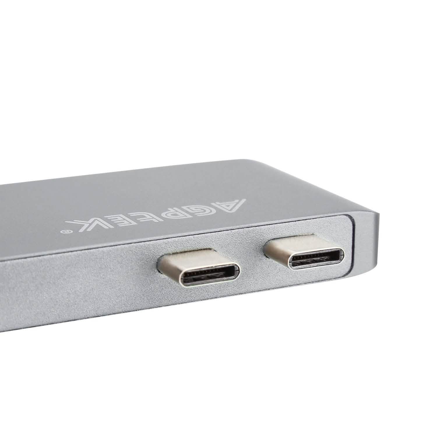 6-in-1 Type-C USB-C Hub Adapter Dual USB 3.0 Port Thunderbolt 3 Computer Accessories - DailySale