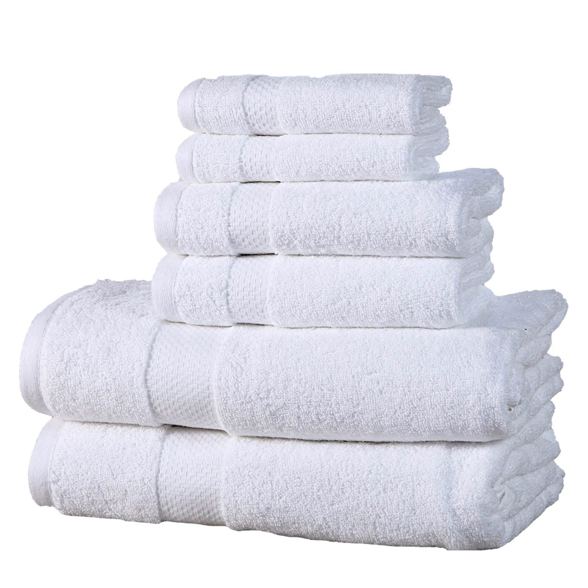 6-Pack: 100% Cotton Towel Set - Assorted Colors Home Essentials - DailySale