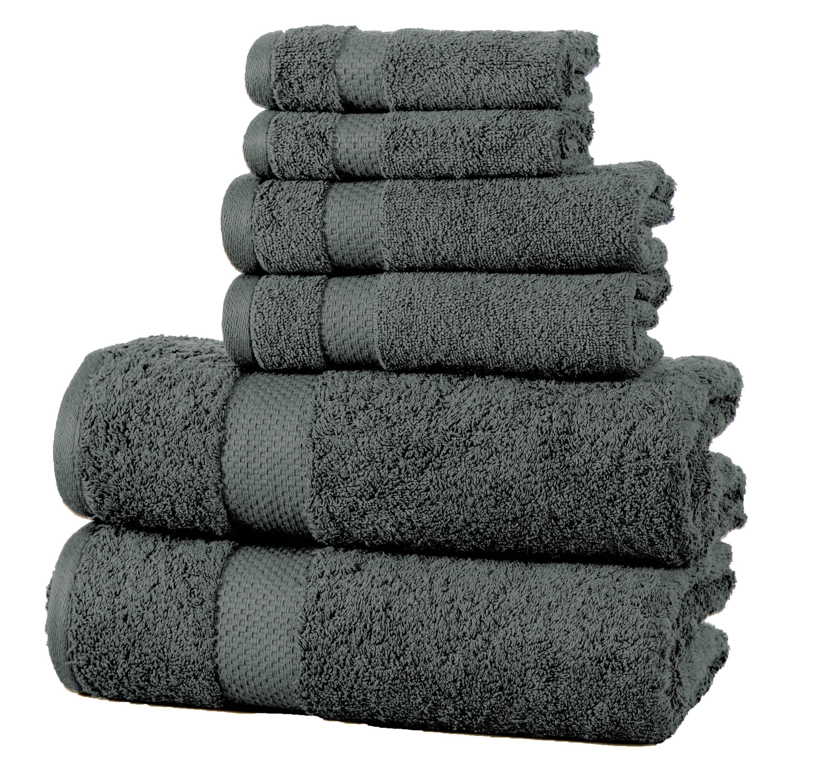 6-Pack: 100% Cotton Towel Set - Assorted Colors Home Essentials - DailySale